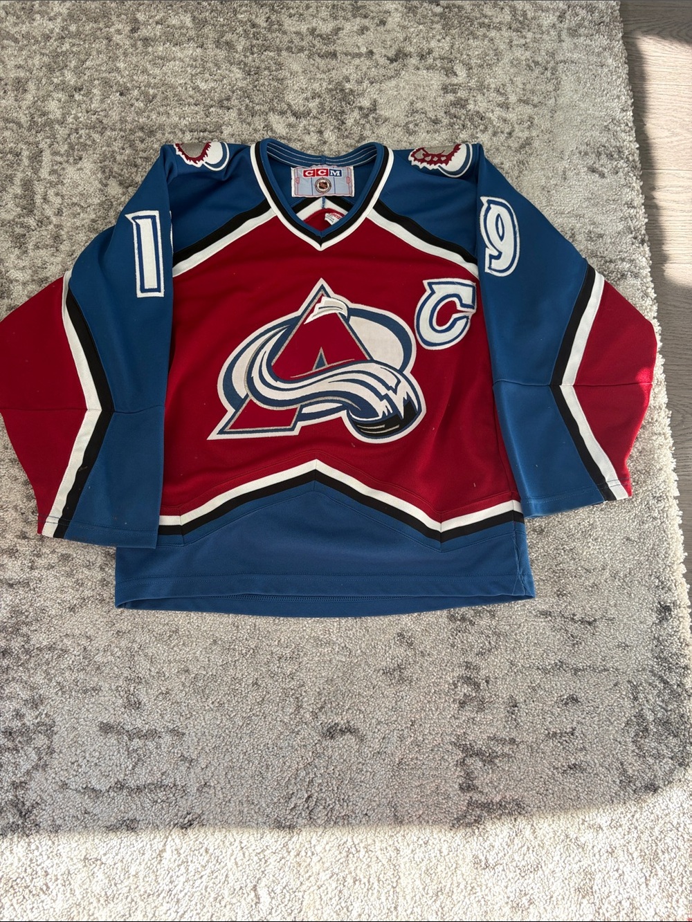 CCM Colorado Avalanche Youth Jersey - Maroon & Blue